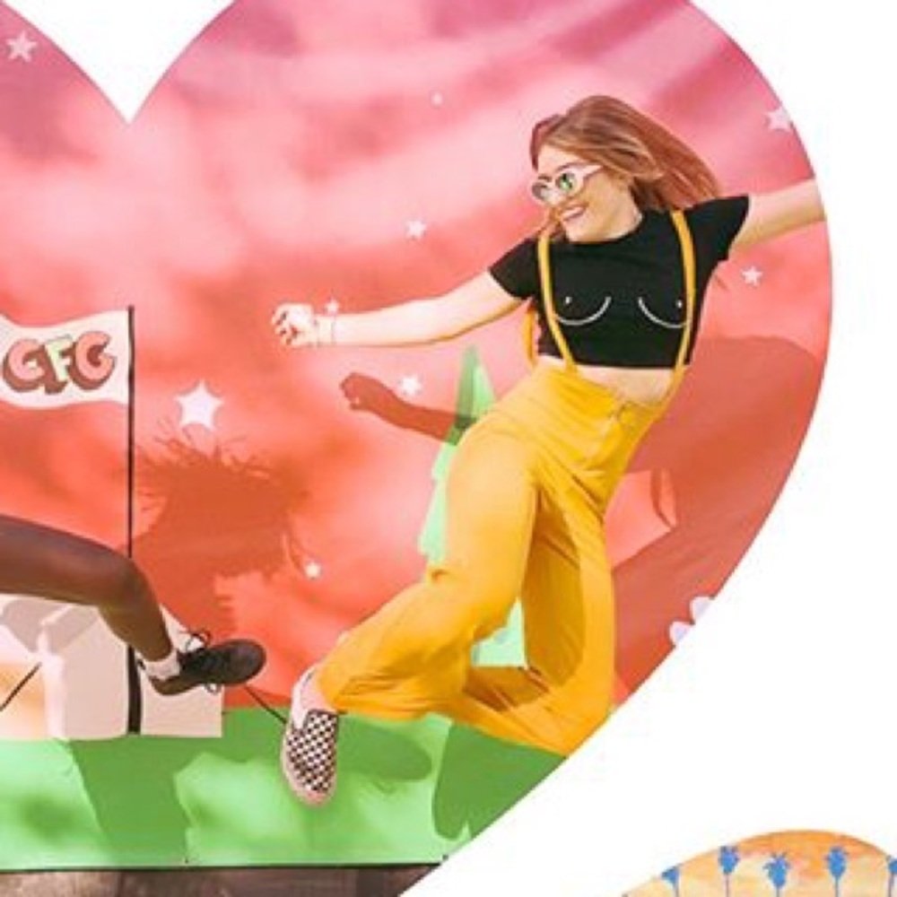 ISO High waisted suspender overall/jumpsuit